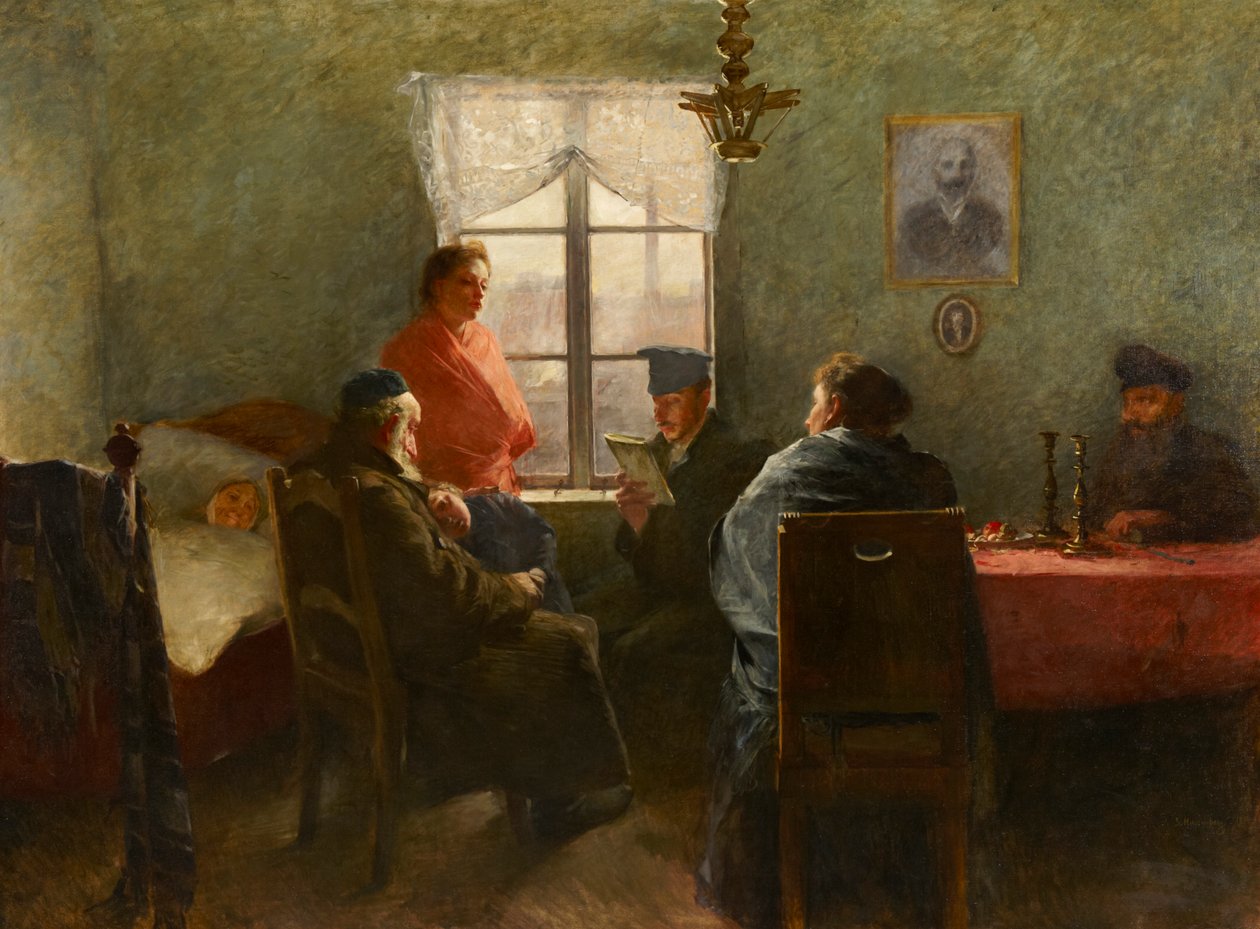 Odpoczynek w szabat autorstwa Samuel Hirszenberg