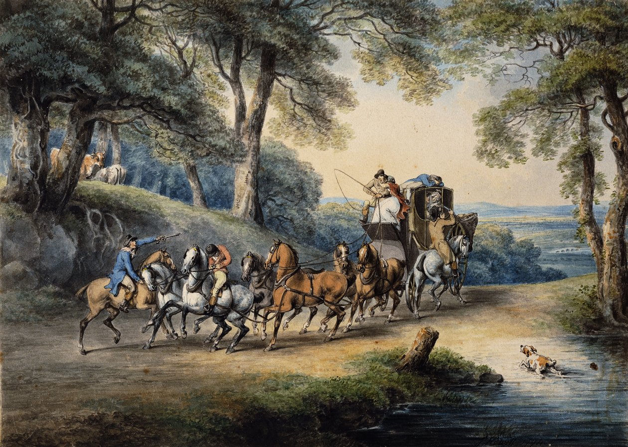 Napad, 1794 autorstwa Samuel Howitt