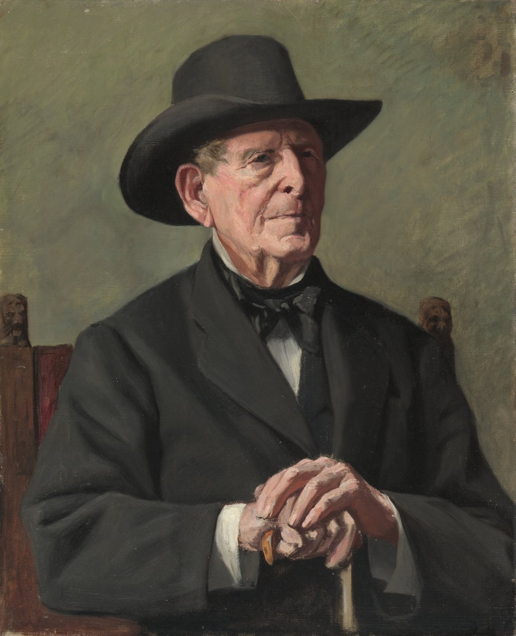Portret „Kapitana Starego Morza” autorstwa Samuel Isham