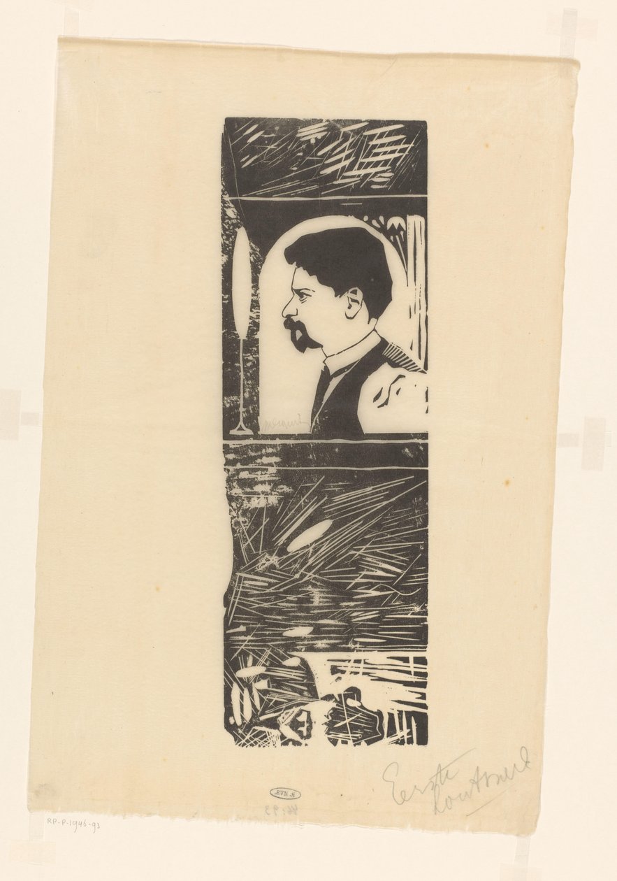 Autoportret autorstwa Samuel Jessurun de Mesquita (signed by artist)