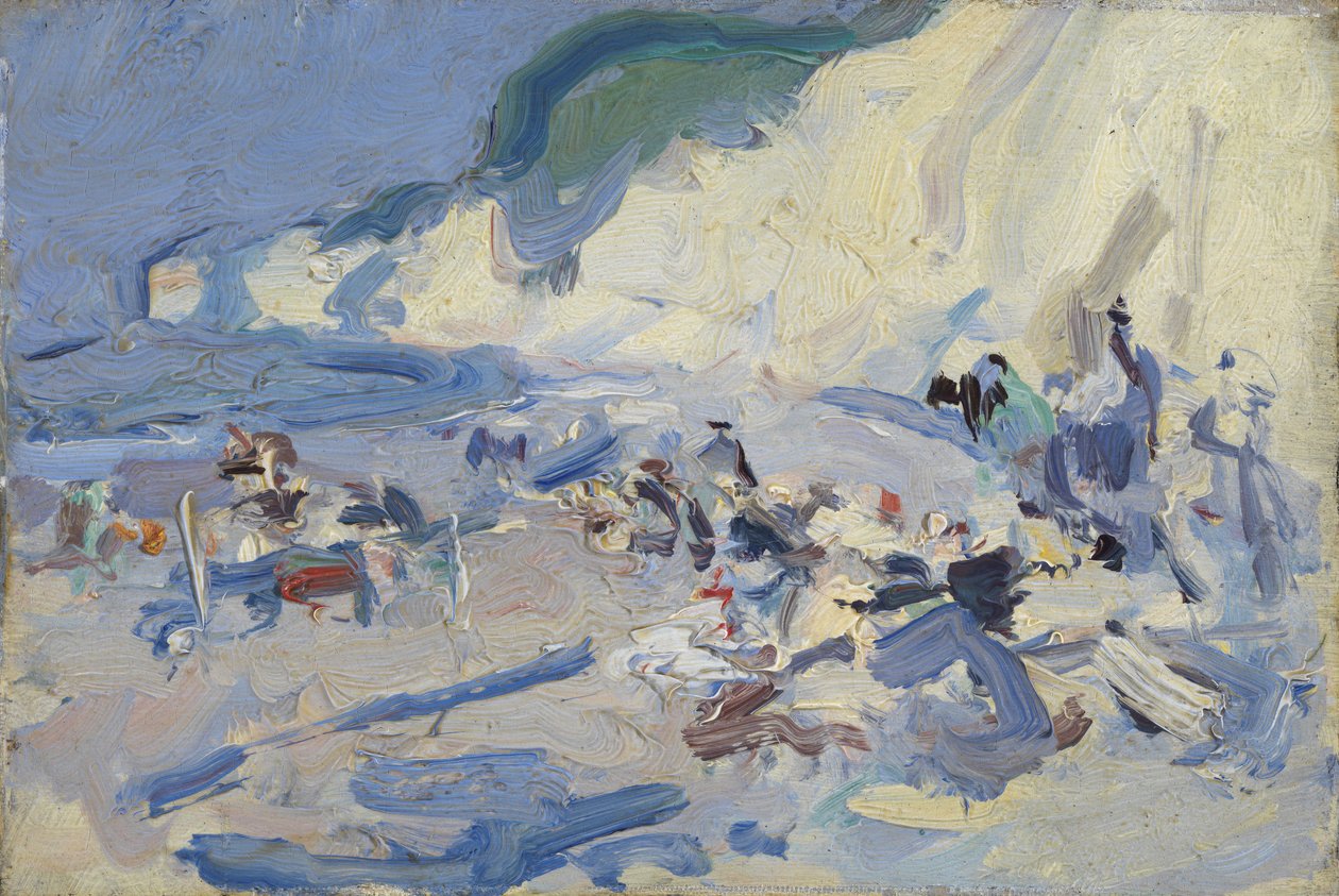 Berneval (olej na desce) autorstwa Samuel John Peploe