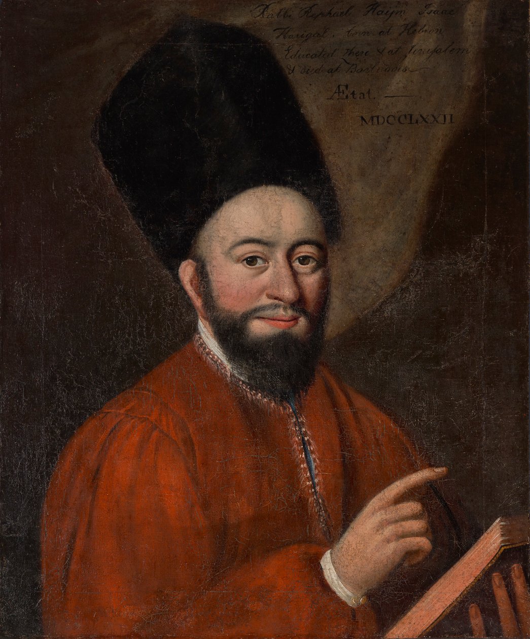 Rabin Raphael Hajm Isaac Garis (௧௭௩௩ autorstwa Samuel King