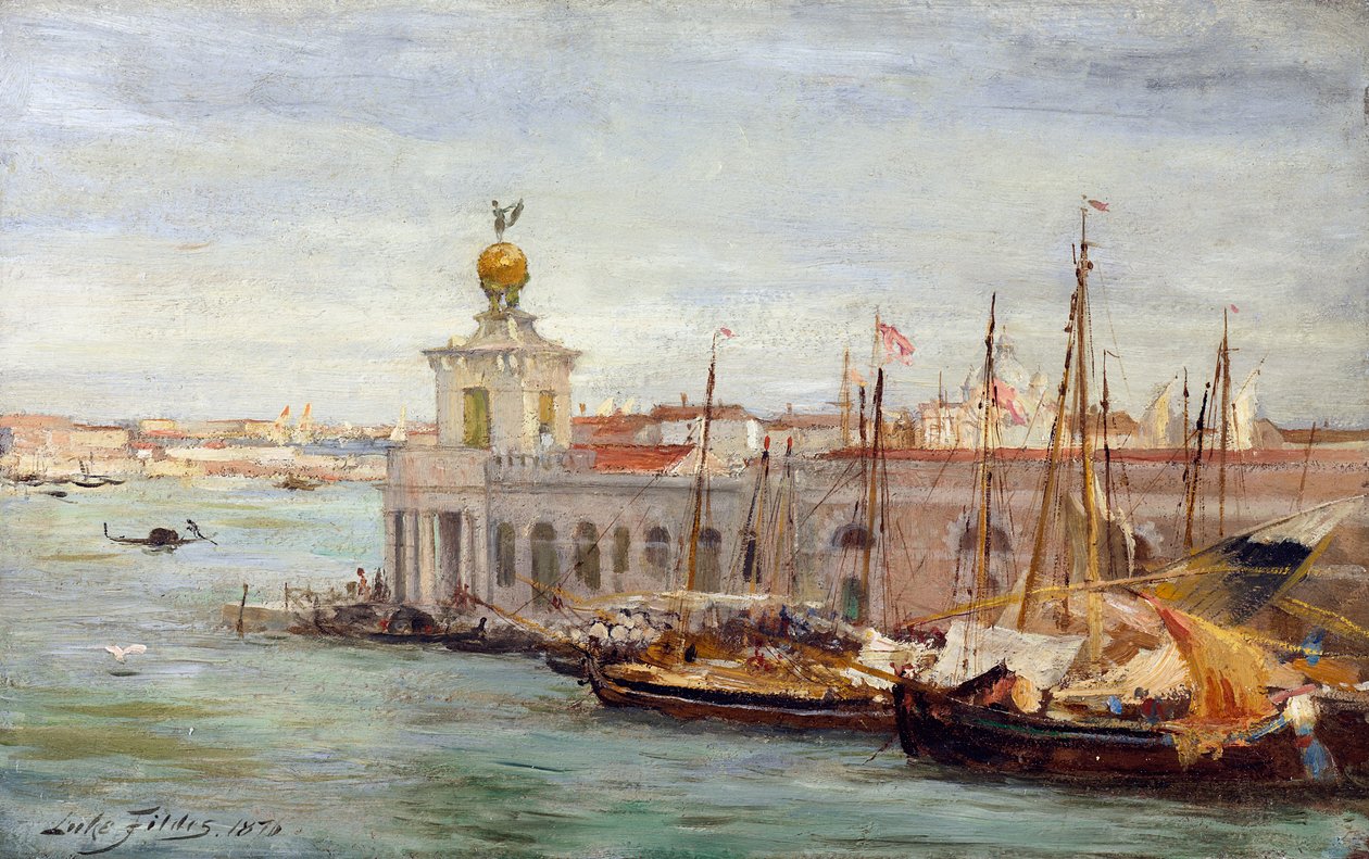 Wenecja, 1876 r. autorstwa Samuel Luke Fildes