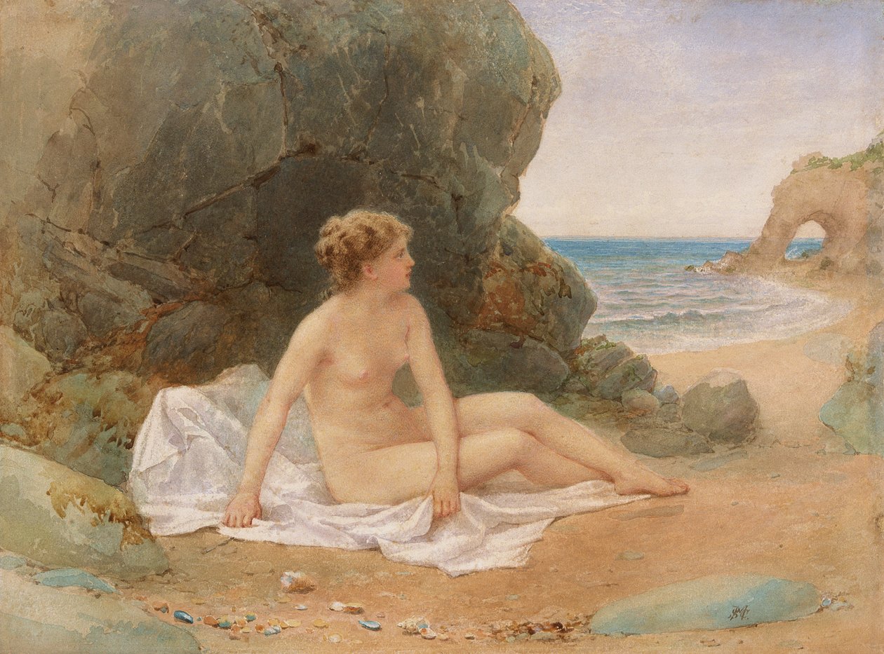 „Kąpiący się”, ok. 1890 r. autorstwa Samuel McCloy