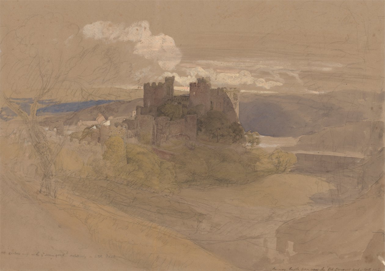 Zamek Conwayów autorstwa Samuel Palmer