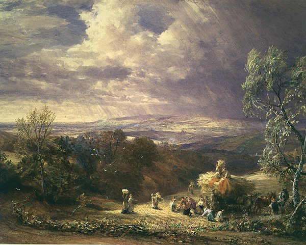 Zbiór (gwasz) autorstwa Samuel Palmer