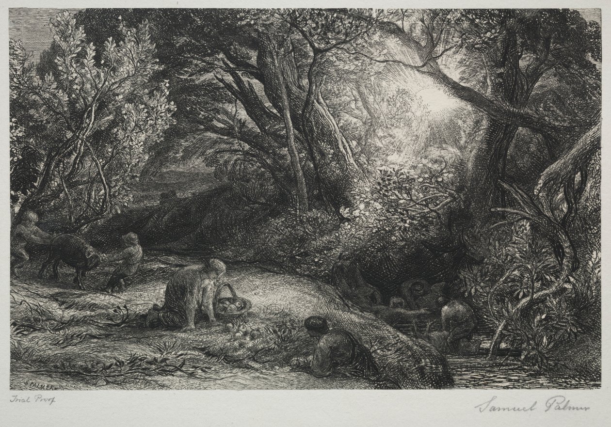 Poranek życia, 1860-1861. autorstwa Samuel Palmer