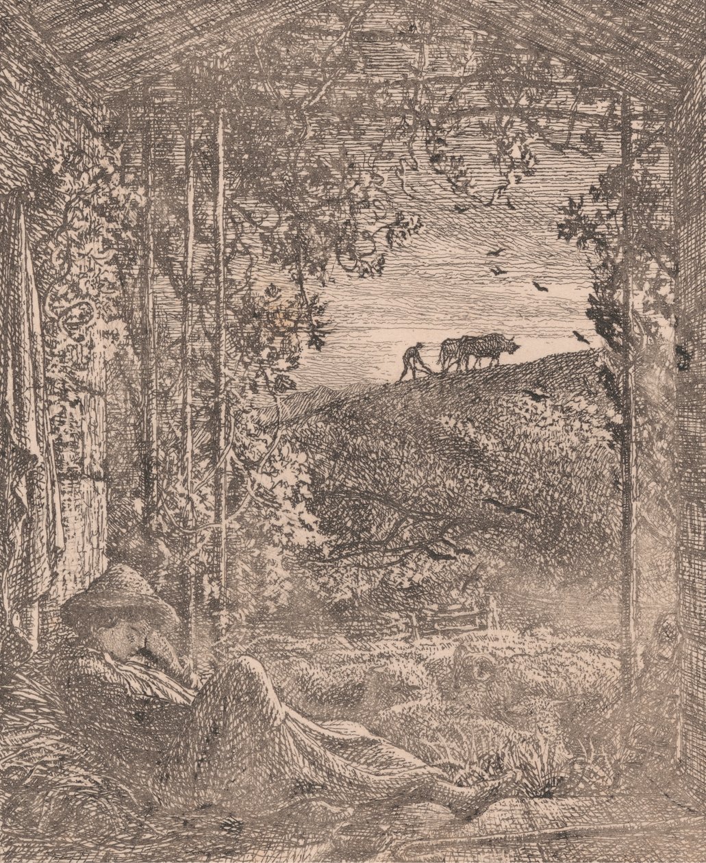 Śpiący Pasterz autorstwa Samuel Palmer