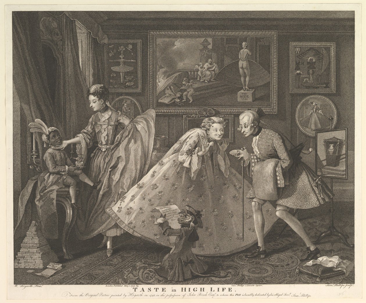 Smak w High Life, 1 maja 1798. autorstwa Samuel Phillips
