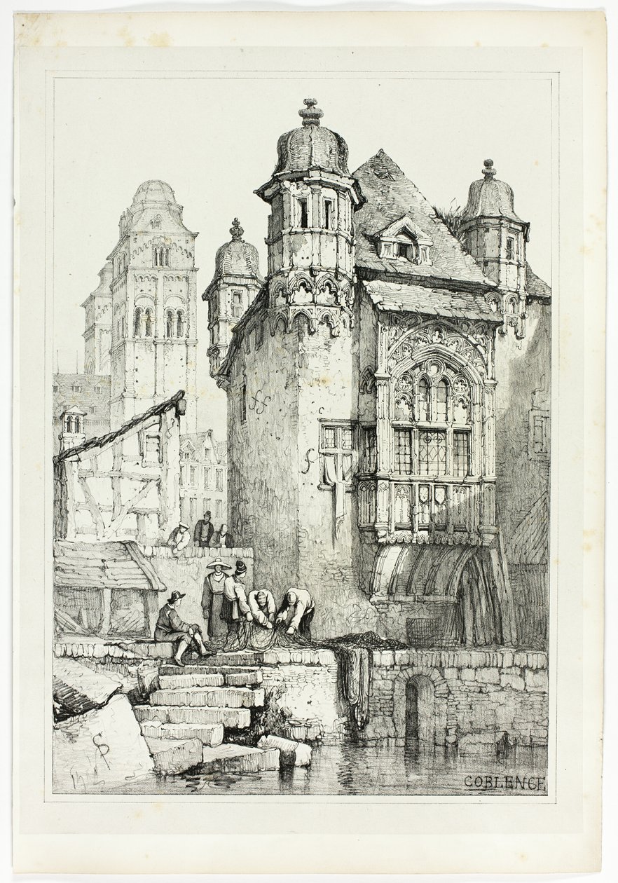Koblencja autorstwa Samuel Prout