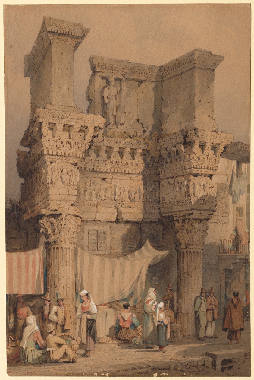Forum Nerwy, Rzym autorstwa Samuel Prout