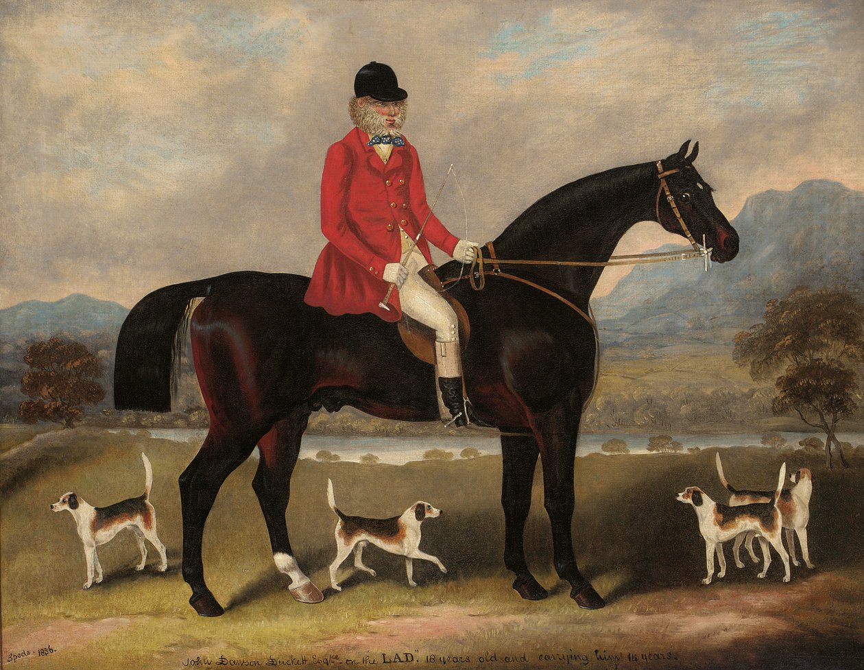 John Dawson Duckett on Lad, 1856 autorstwa Samuel Spode