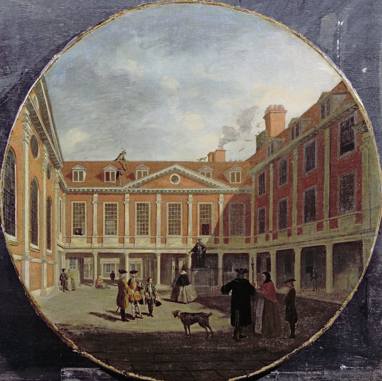 Szpital św. Tomasza, ok. 1748 r. autorstwa Samuel Wale