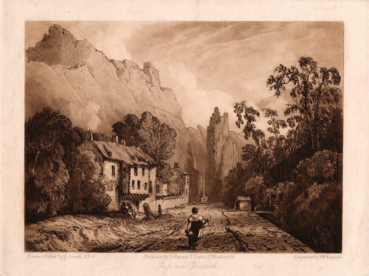 Przejedź w pobliżu Dinant autorstwa Samuel William Reynolds