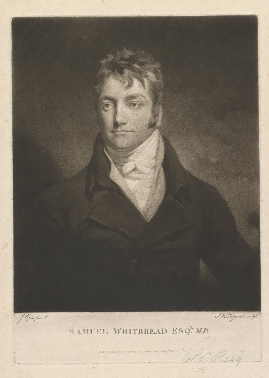 Samuel Whitbread Esq. autorstwa Samuel William Reynolds