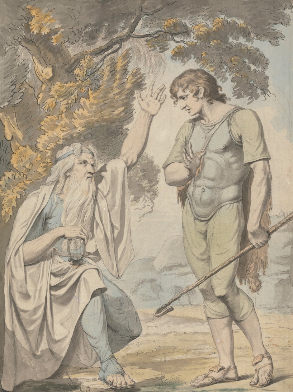 Bard i Pasterz autorstwa Samuel Woodforde
