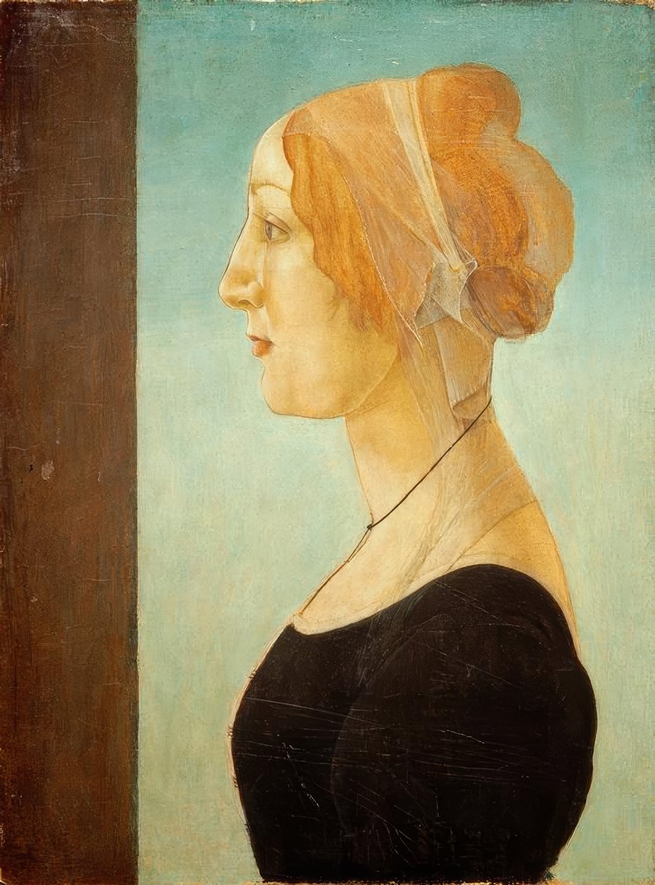 Portret kobiety autorstwa Sandro Botticelli