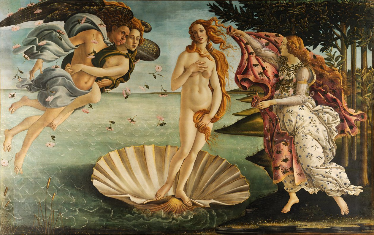Narodziny Wenus (edytowane) autorstwa Sandro Botticelli