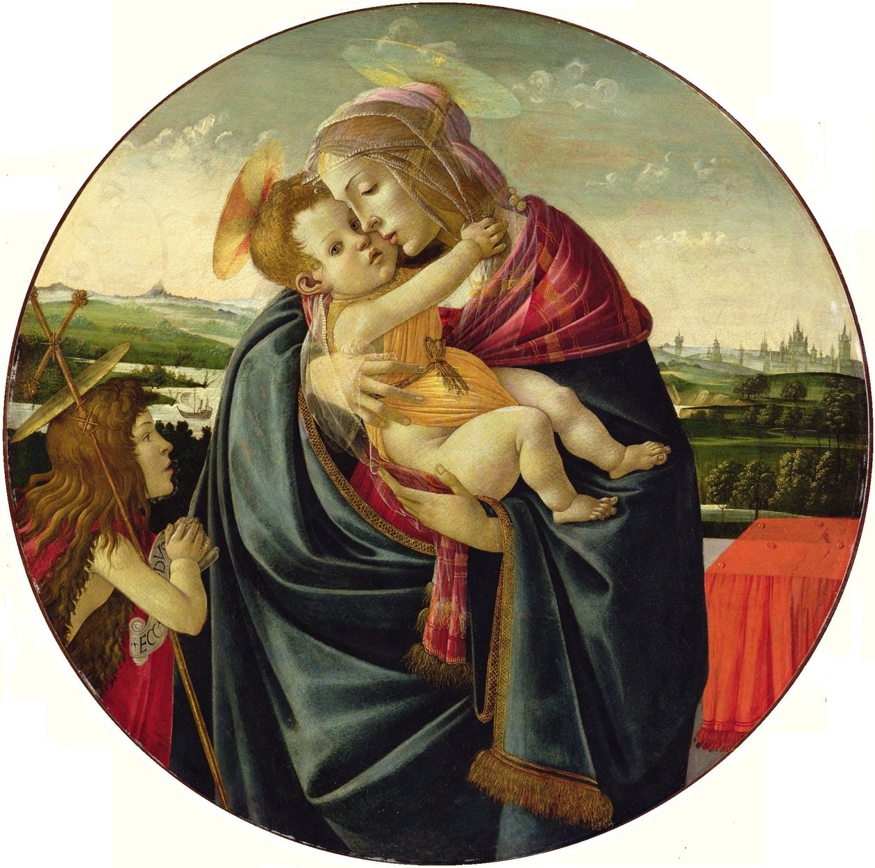 Madonna z Dzieciątkiem ze św. Janem Chrzcicielem autorstwa Sandro Botticelli