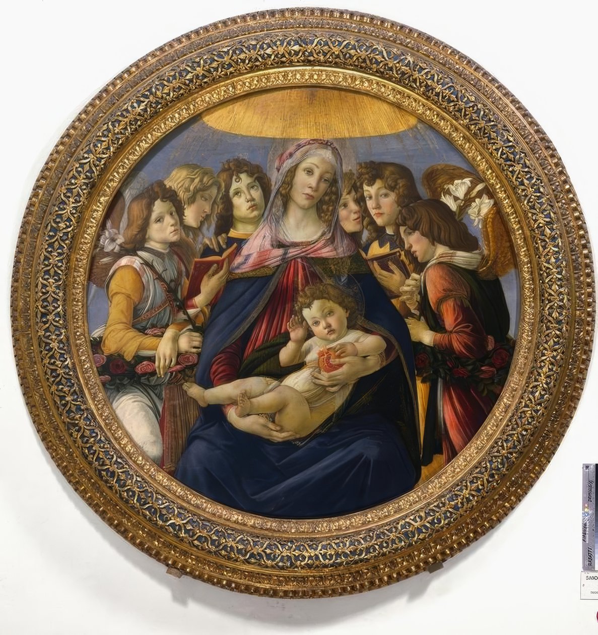 Maryja z Dzieciątkiem i sześcioma aniołami autorstwa Sandro Botticelli