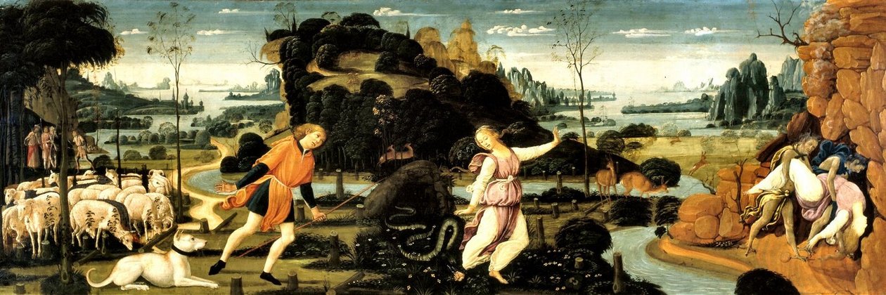 Orfeusz i Eurydyka autorstwa Sandro Botticelli