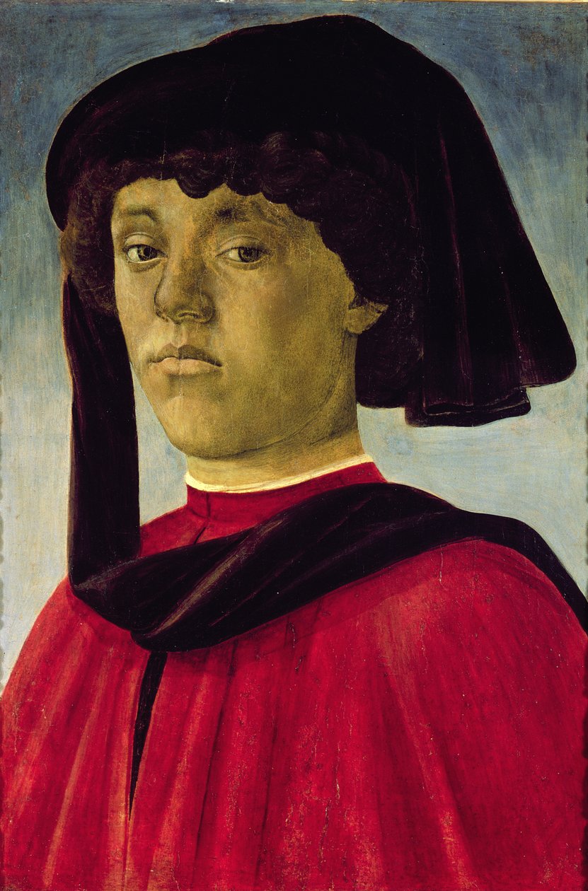Portret młodego mężczyzny autorstwa Sandro Botticelli