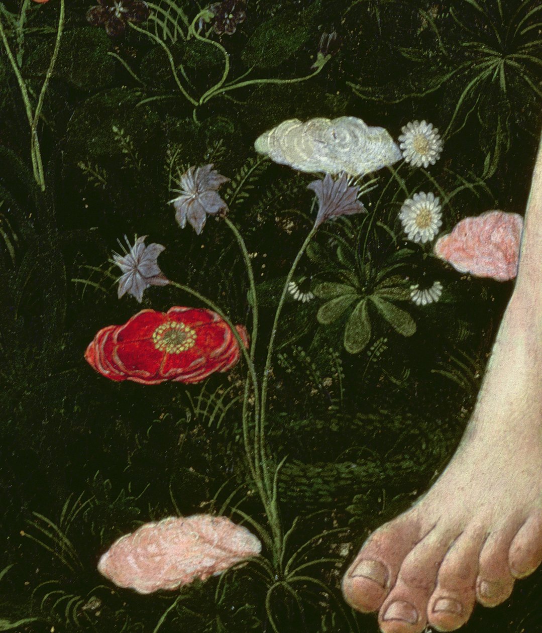 Primavera, ok.1478, tempera na detalu panelu z 558 autorstwa Sandro Botticelli