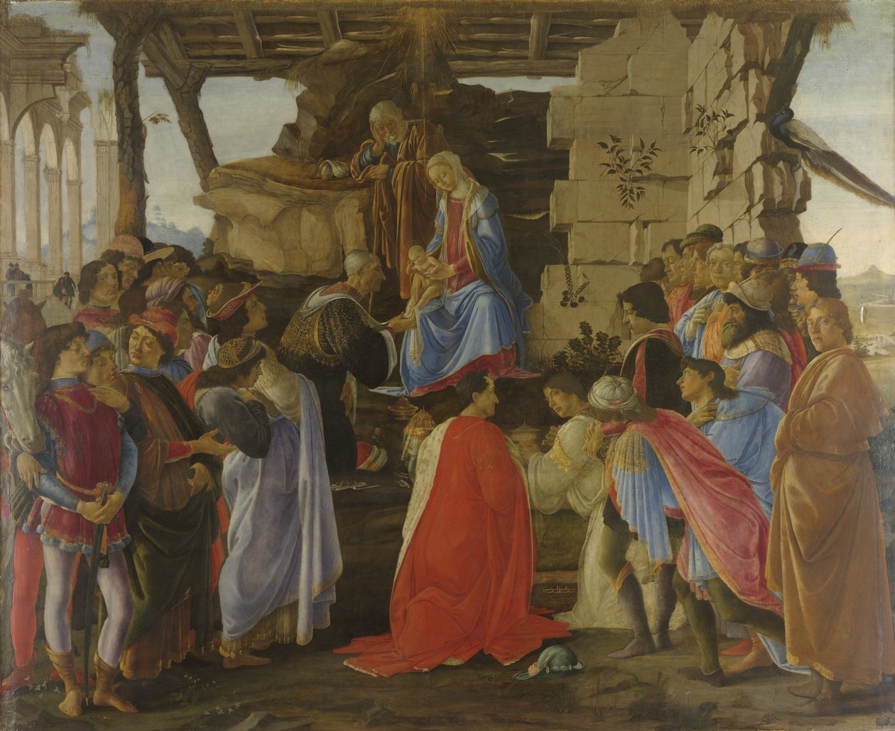 Pokłon Trzech Króli autorstwa Sandro Botticelli