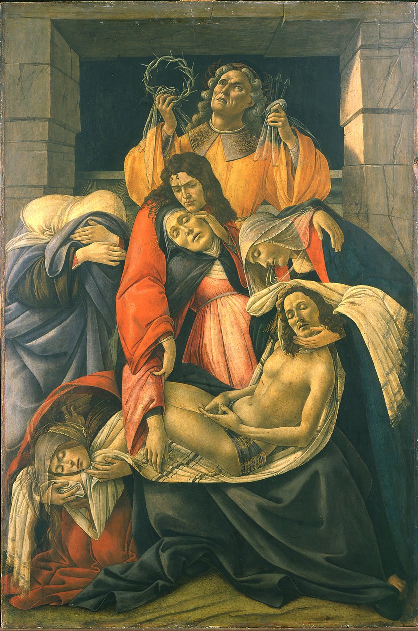 Lament nad zmarłym Chrystusem autorstwa Sandro Botticelli