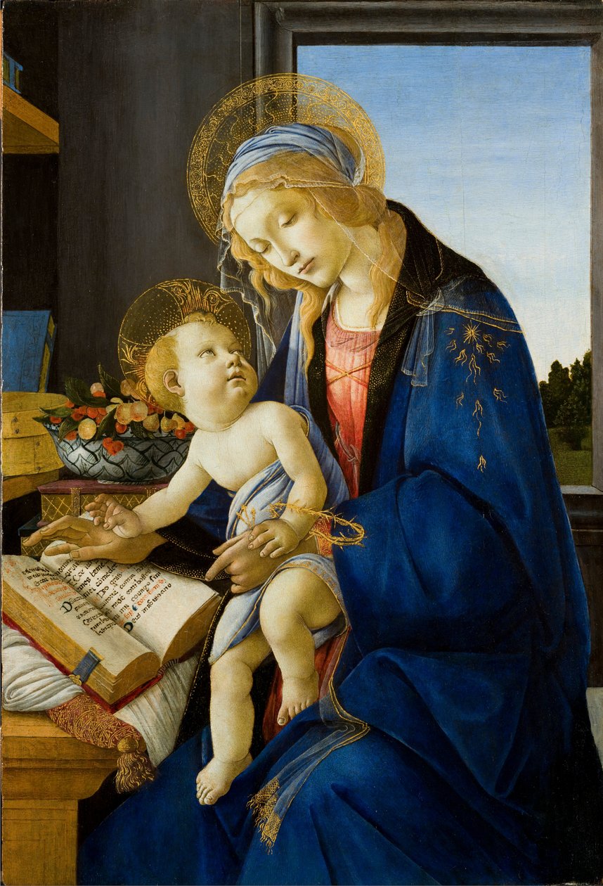 Dziewica i Dziecko autorstwa Sandro Botticelli
