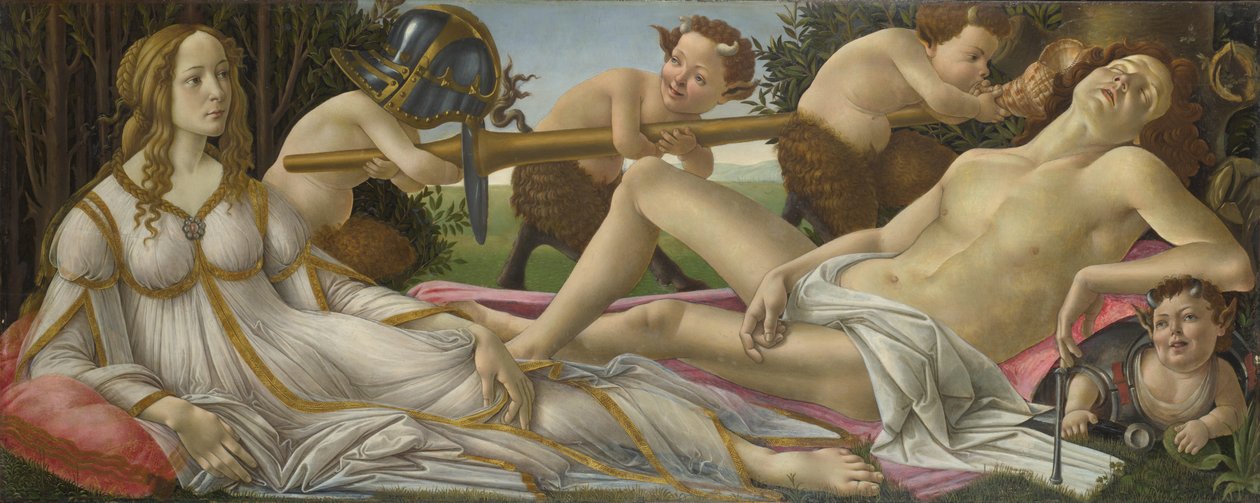 Wenus i Mars autorstwa Sandro Botticelli
