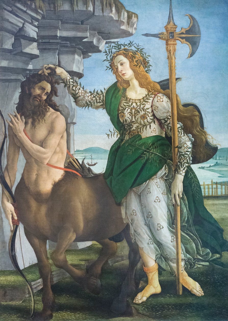 Pallas i centaur autorstwa Sandro Botticelli