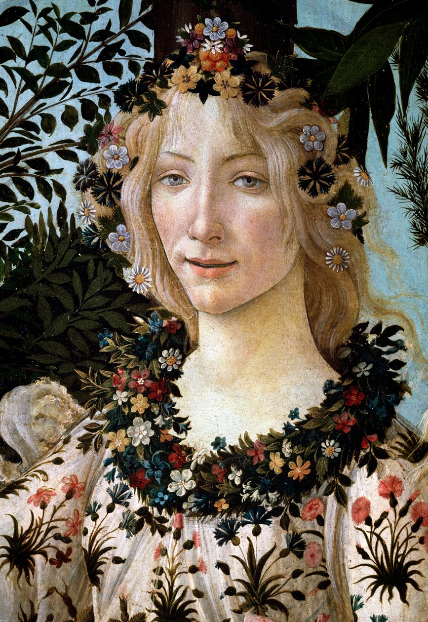 Wiosna. Detal (malarstwo autorstwa Sandro Botticelli