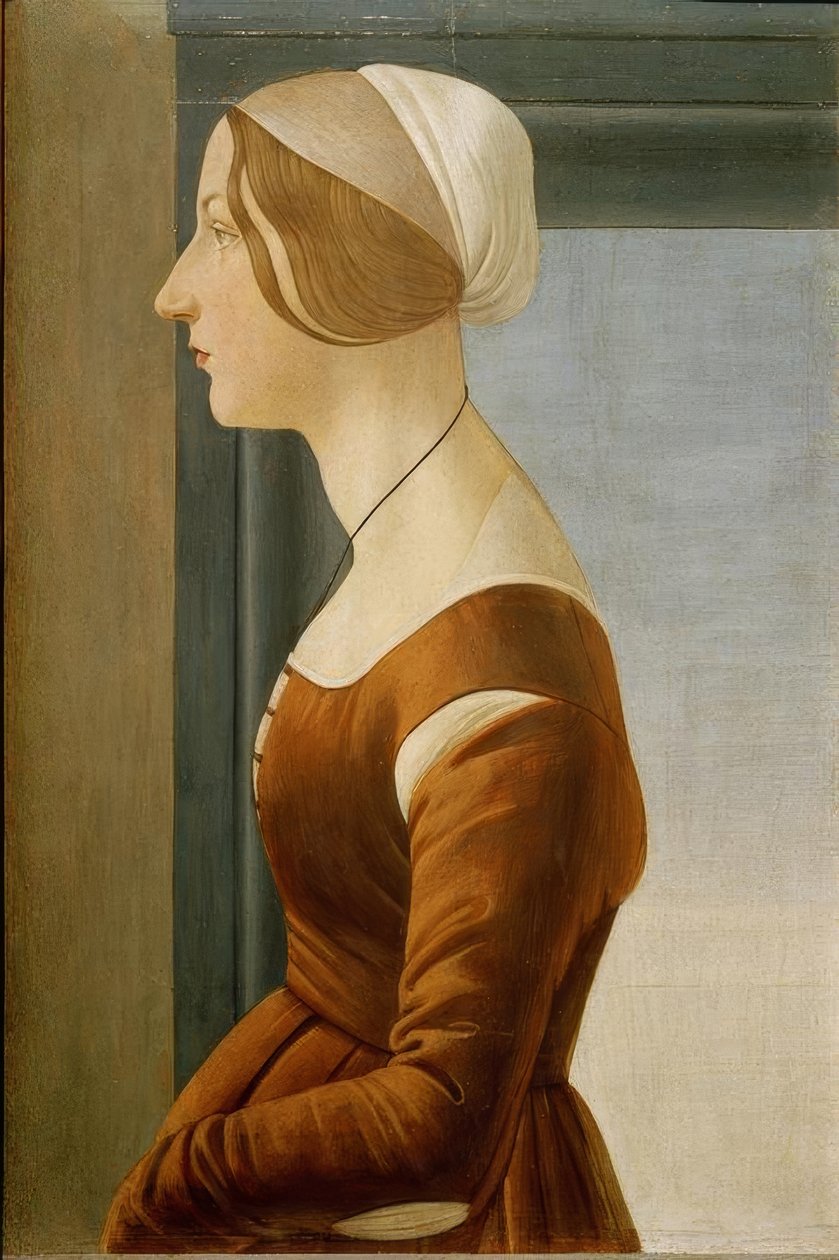 Portret kobiety autorstwa Sandro Botticelli