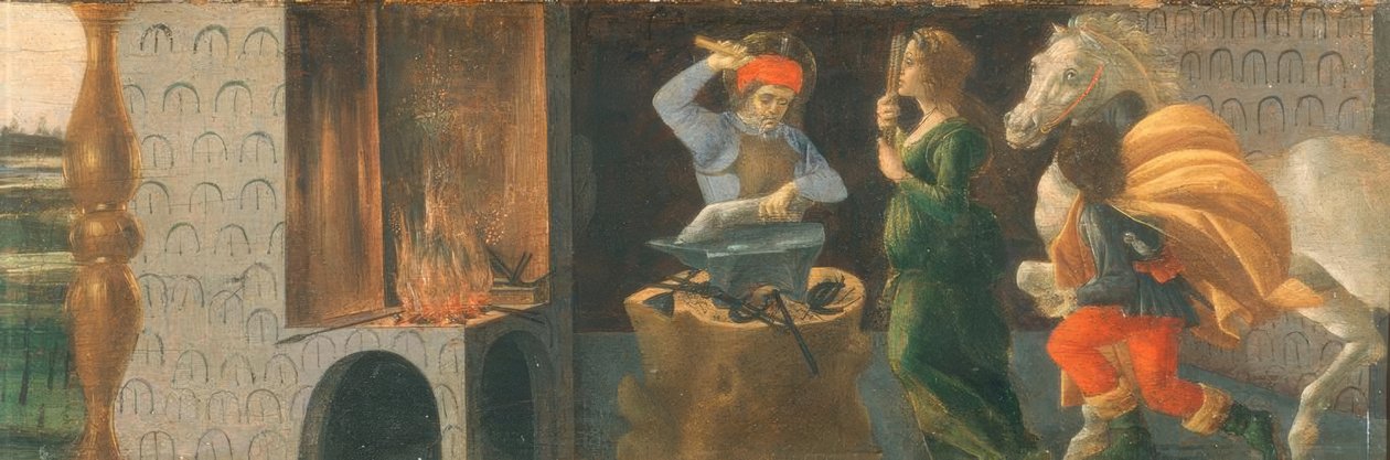 Cud św. Eligiusza autorstwa Sandro Botticelli