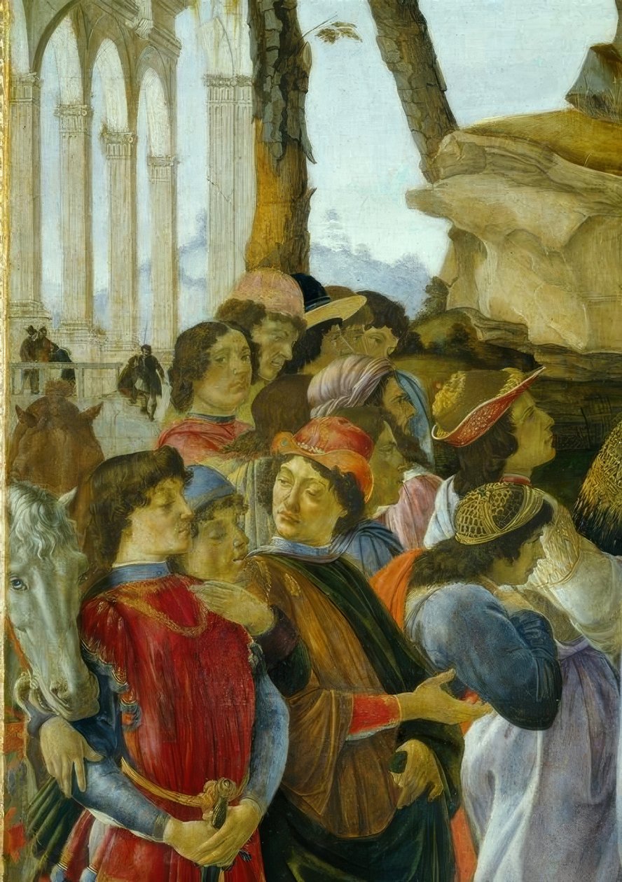 Adoracja Trzech Króli autorstwa Sandro Botticelli