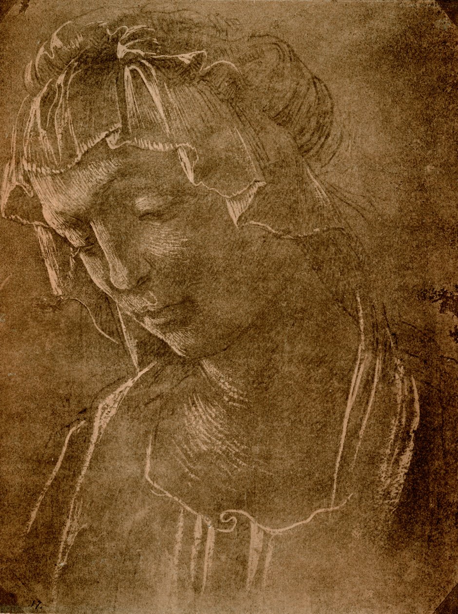 Głowa kobiety autorstwa Sandro Botticelli