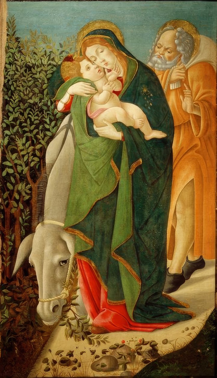 Ucieczka do Egiptu autorstwa Sandro Botticelli