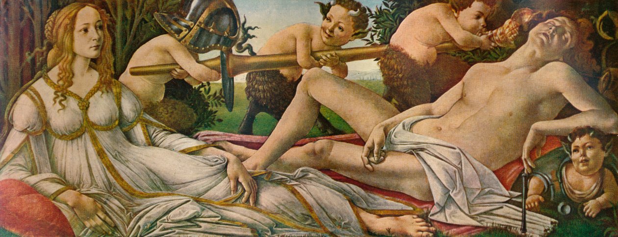 Mars i Wenus, c1485, 1911 autorstwa Sandro Botticelli