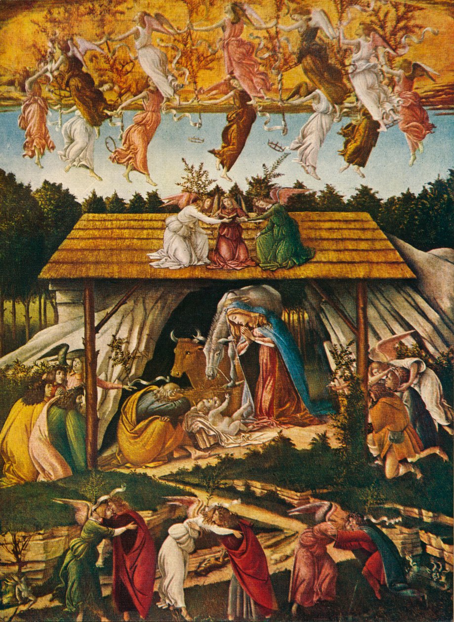 Narodziny mistyczne, 1500, 1909 autorstwa Sandro Botticelli