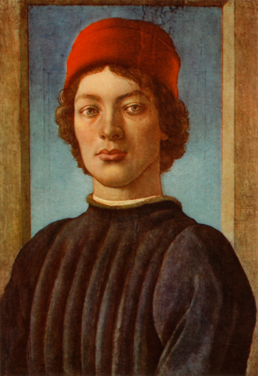 Portret młodzieńca, ok. 1485, 1937. autorstwa Sandro Botticelli