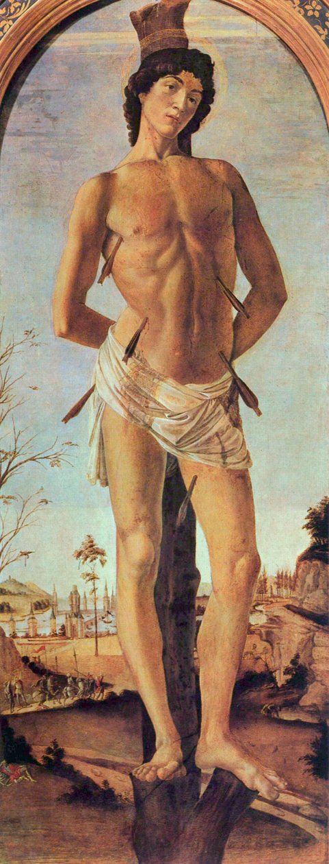 Św. Sebastian, 1474. autorstwa Sandro Botticelli