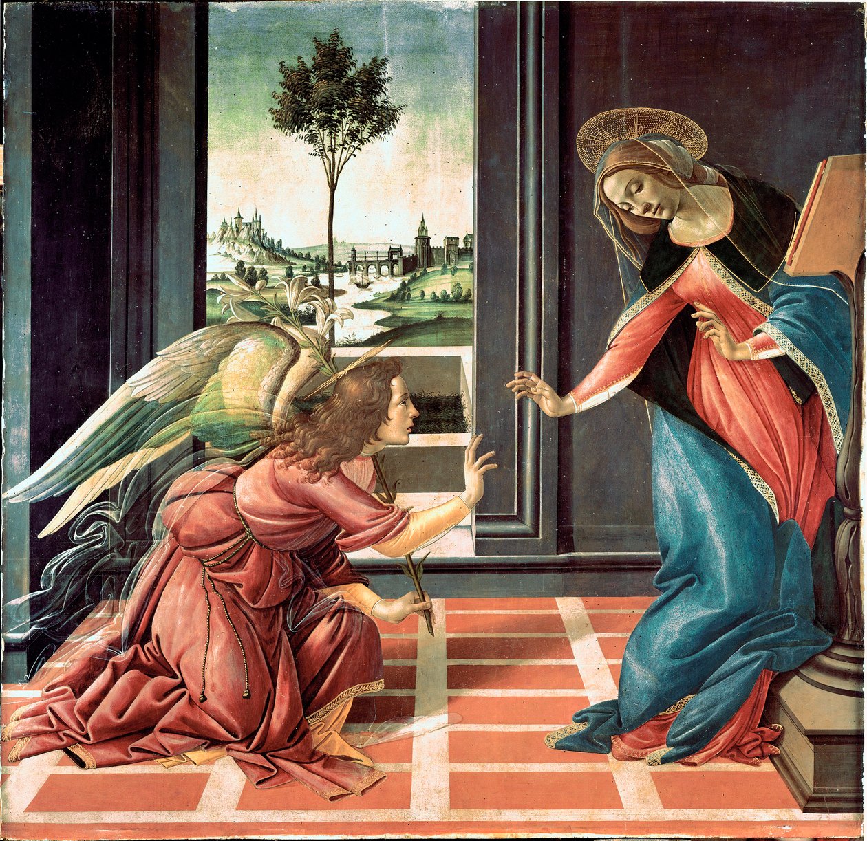 Zwiastowanie w Cestello, 1489 autorstwa Sandro Botticelli