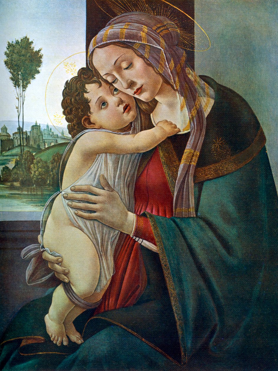 Dziewica z Dzieciątkiem, c1475-1500, 1912. autorstwa Sandro Botticelli
