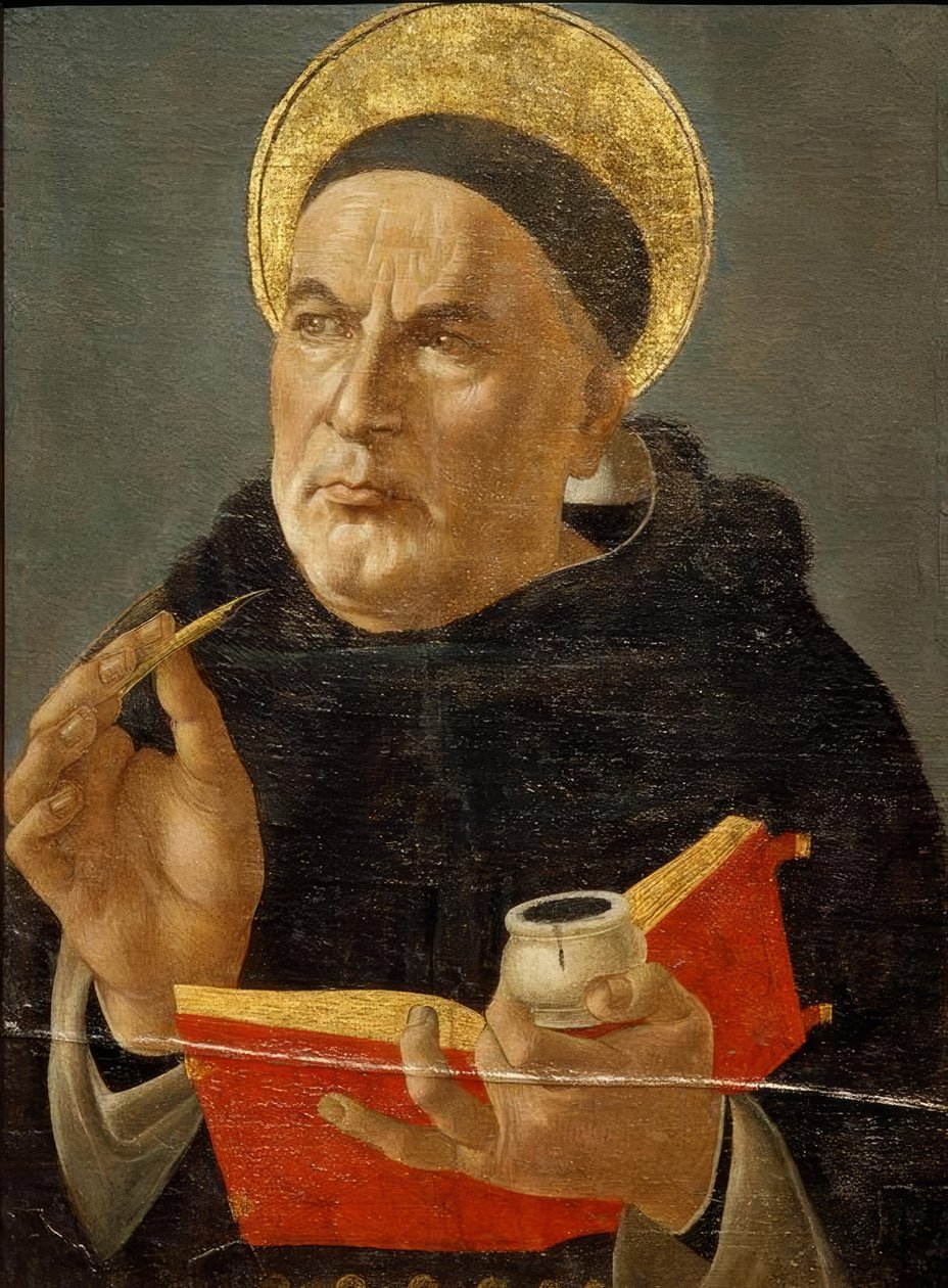 Tomasza z Akwinu. autorstwa Sandro Botticelli