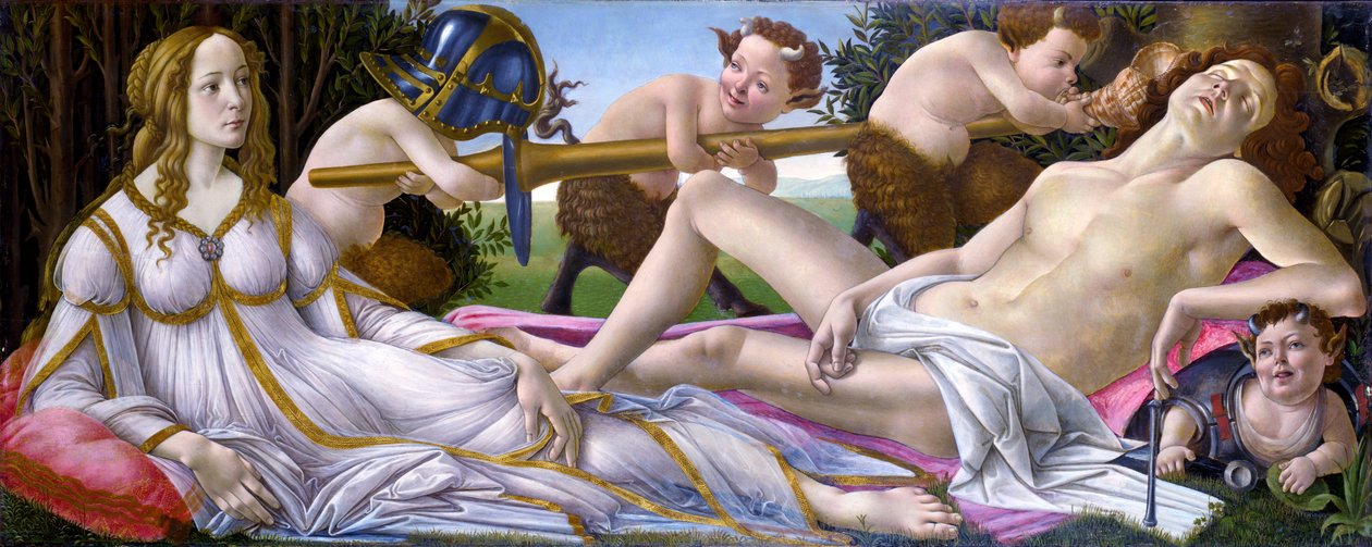 Wenus i Mars autorstwa Sandro Botticelli