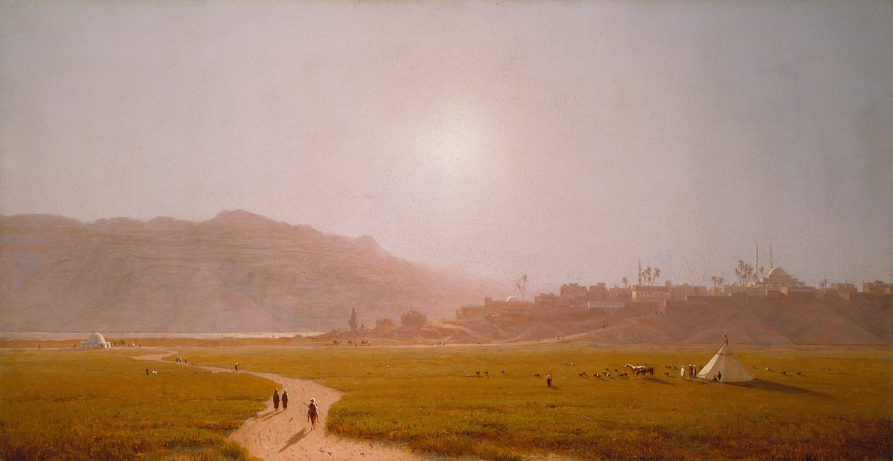 Siout, Egipt autorstwa Sanford Robinson Gifford
