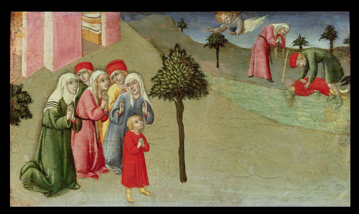 Cud San Bernardino autorstwa Sano di Pietro