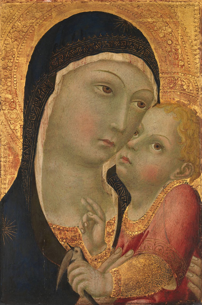 Madonna z Dzieciątkiem, ok. 1450 r. autorstwa Sano di Pietro