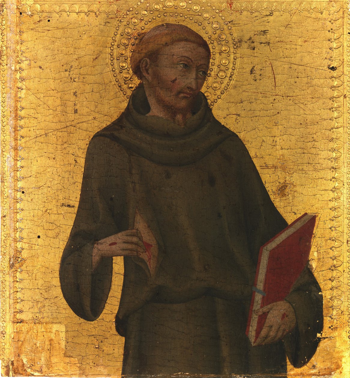 Św. Franciszek, lata pięćdziesiąte XIV wieku. autorstwa Sano di Pietro